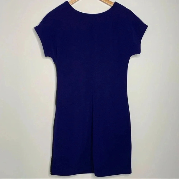 Armani Exchange Blue Full Side Zip Dress Size 4 - Picture 8 of 8